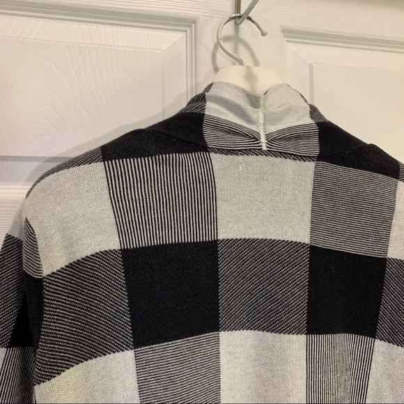 Lands End Open-Front Long Sweater Cardigan Size LP - Picture 5 of 7